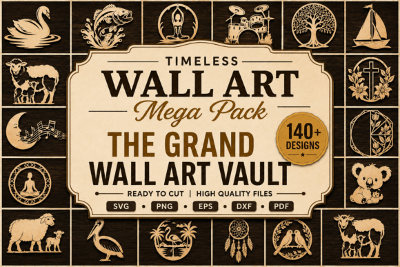 Download Timeless Wall Art Mega Pack SVG Bundle - Mega pack Collection