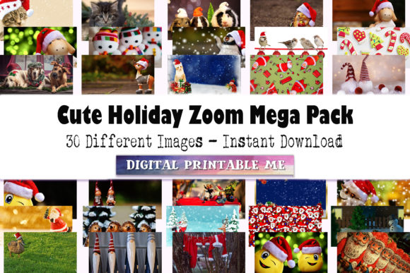 Download Christmas Zoom Background, Mega Pack 30 - Mega pack Collection