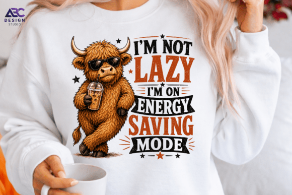 Download Funny Highland Cow Sarcastic Quotes PNG - Premium Bundle