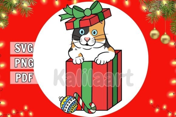 Download Christmas Cat SVG - Christmas cat svg Collection